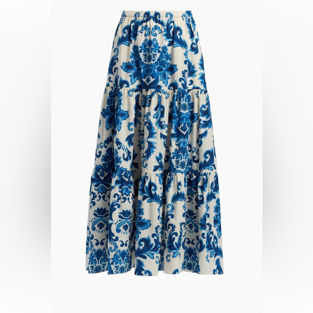 Cara Cara Melanie Floral Tiered Midi Skirt - NWT